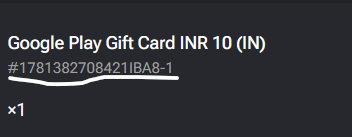 Where to find G2G Order ID